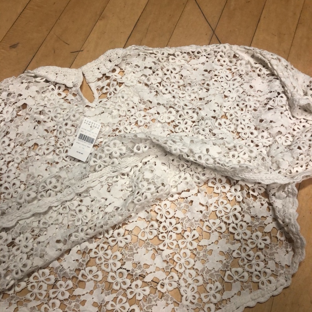 Isabel Martan Etoile crochet 🧶 cape top 42 NWT - Picture 7 of 8